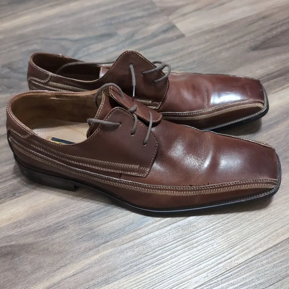 Stacy Adams Men's Dress Shoes Genuine Leather Size‎ 10.5m
